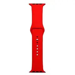 JOICO - Correa Compatible Con Apple Watch 38mm 40mm 41mm Goma Rojo