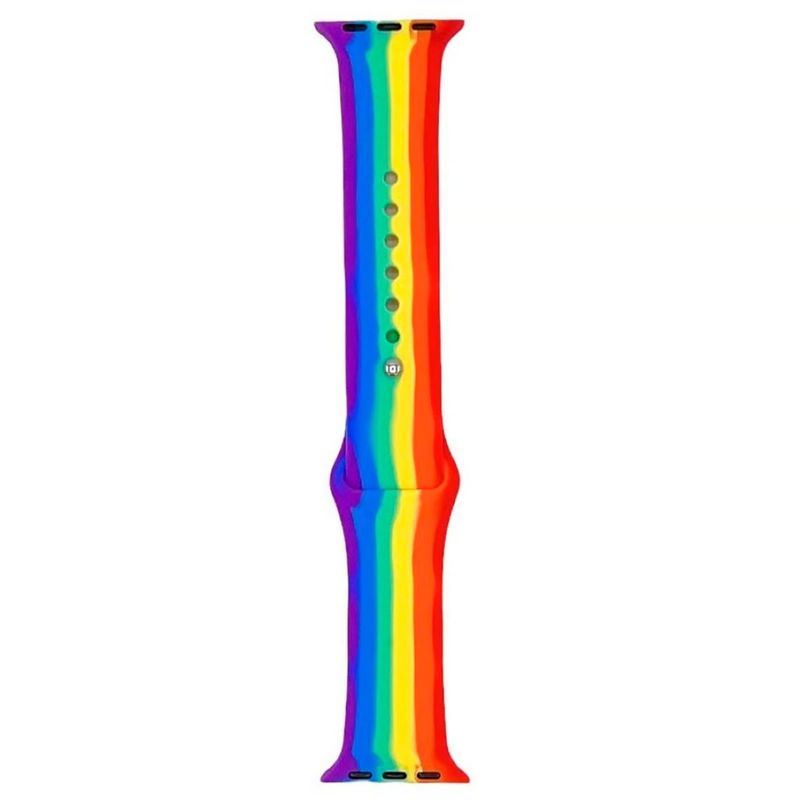 JOICO - Correa Compatible Con Apple Watch 38mm 40mm 41mm Goma Arcoiris