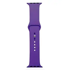 JOICO - Correa Compatible Con Apple Watch 42mm 44mm 45mm Goma Morado