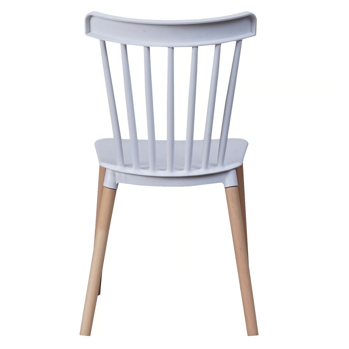 MOBOI - Silla Windsor para Comedor o Terraza Blanca