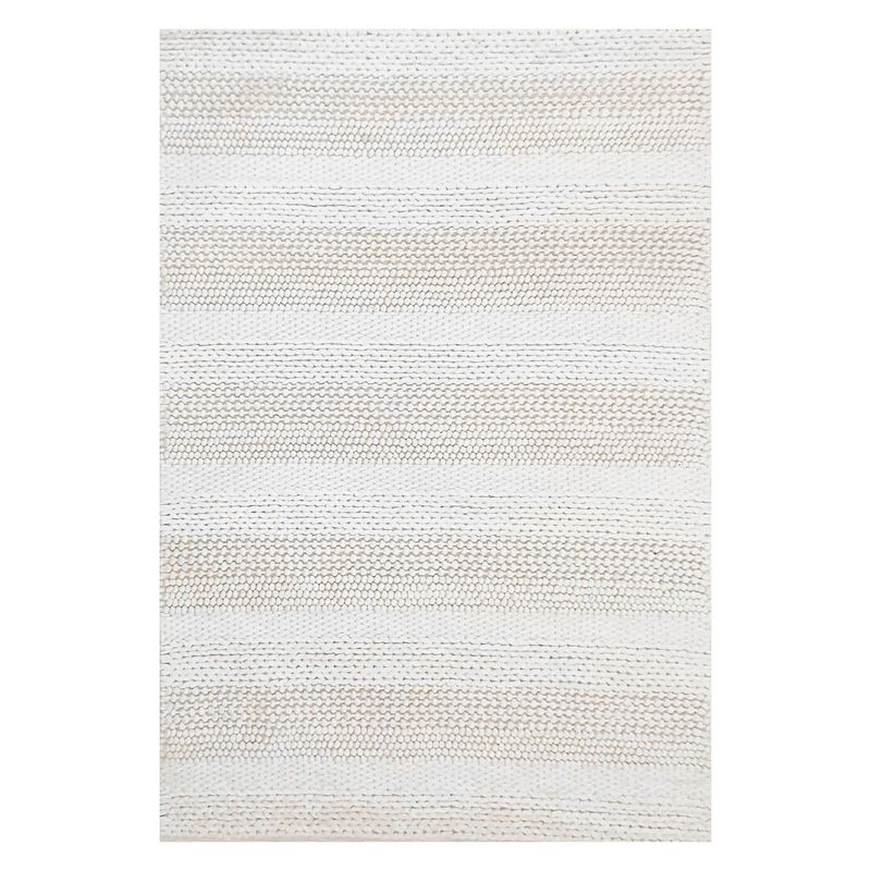 CONSORCIO PERSA - Alfombra de Lana Blanca Woolen nomad 2.00 x 1.40 mts.