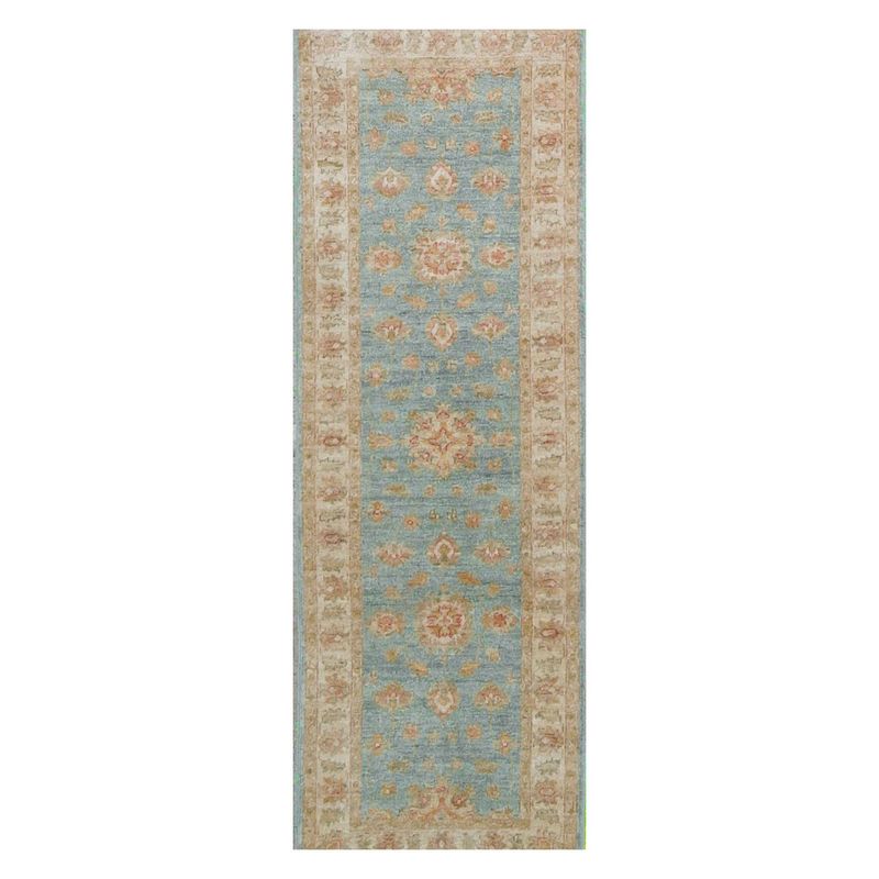 CONSORCIO PERSA - Alfombra Persa Clásica de Lana, Farahan 2.00 x 0.60 mts.
