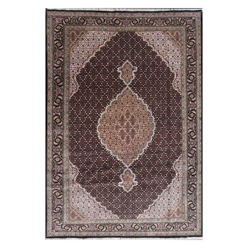 CONSORCIO PERSA - Alfombra Persa Clásica de Lana, Tabriz 3.00 x 1.90 mts.