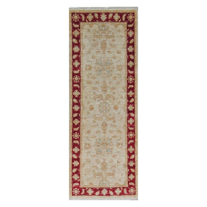 CONSORCIO PERSA - Alfombra Persa Clásica de Lana, Farahan 1.90 x 0.70 mts.