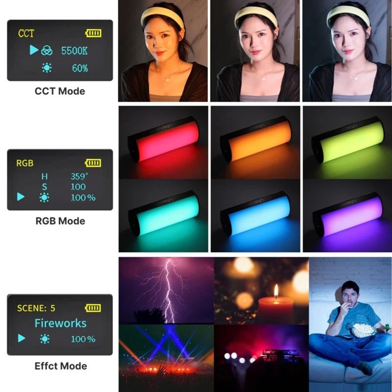 ULANZI - Tubo led Ulanzi I-Light RGB