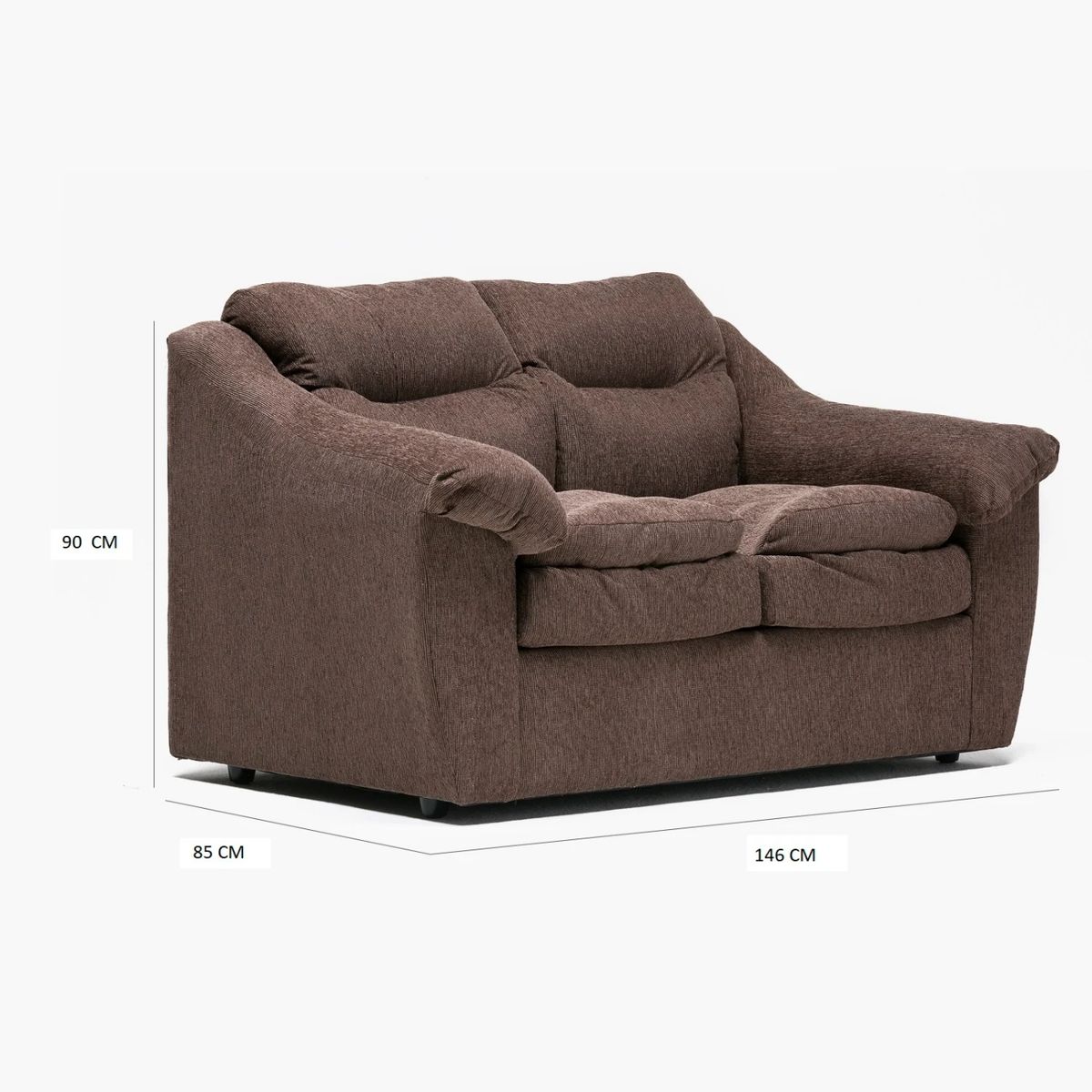 CABSUR - SOFA BALI 2CPOS CHOCOLATE