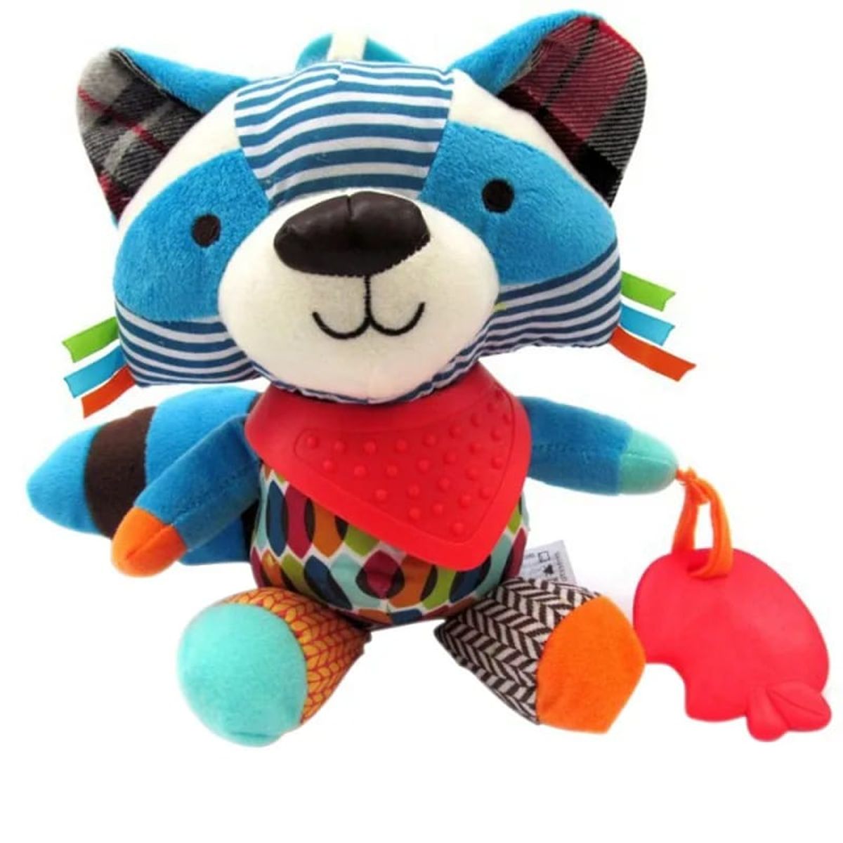OEM - SONAJERO DE PELUCHE DE TELA ANIMALES - Azul - PERRO