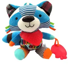 OEM - SONAJERO DE PELUCHE DE TELA ANIMALES - Azul - PERRO