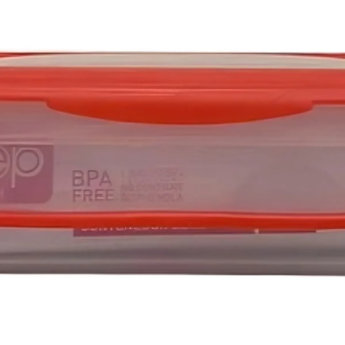 KEEP - HERMETICO PP 600ML RECTANGULAR  ROJO