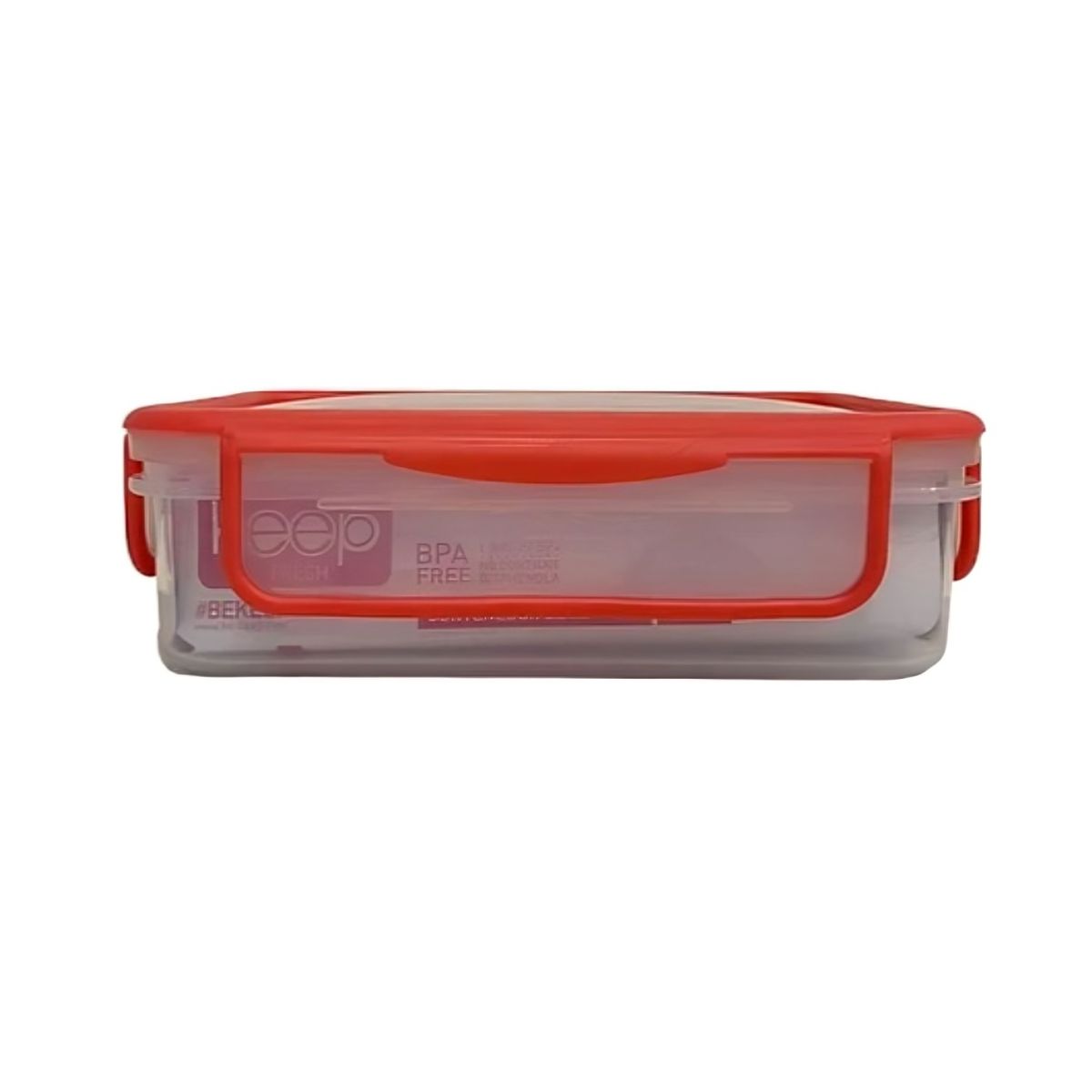 KEEP - HERMETICO PP 600ML RECTANGULAR  ROJO