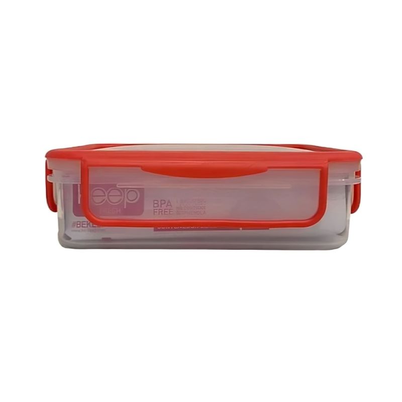 KEEP - HERMETICO PP 600ML RECTANGULAR  ROJO