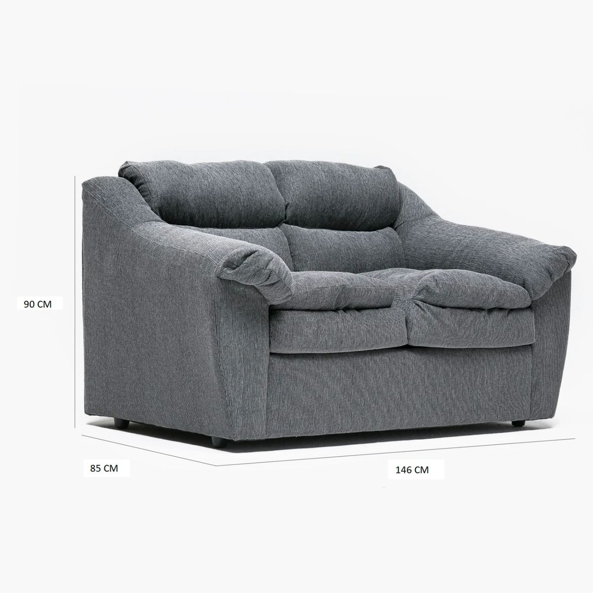 CABSUR - SOFA BALI 2CPOS GRIS