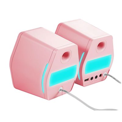 Imagen 2 del producto PARLANTES GAMING G2000 PINK
