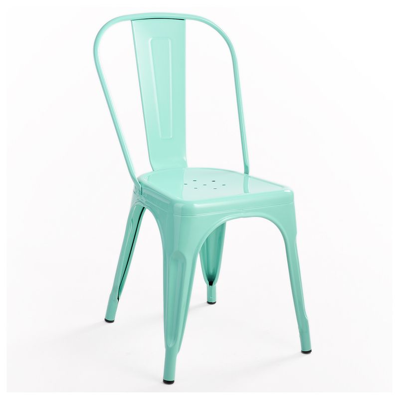 NOVAHUS - Silla de Bar Metal Tolix Menta