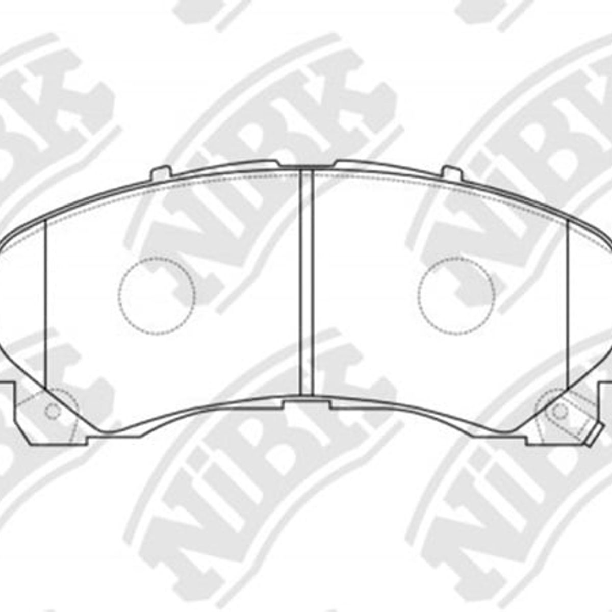 GENERICO - Pastillas De Frenos Delanteras Chevrolet Dmax 2010-2021