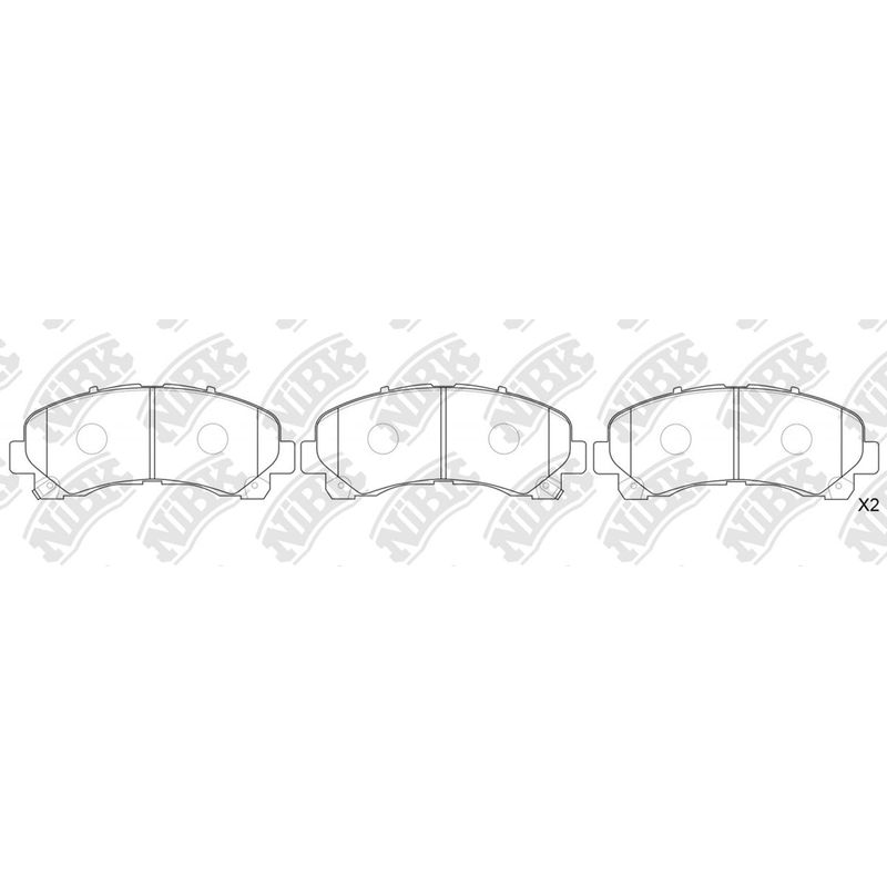 GENERICO - Pastillas De Frenos Delanteras Chevrolet Dmax 2010-2021