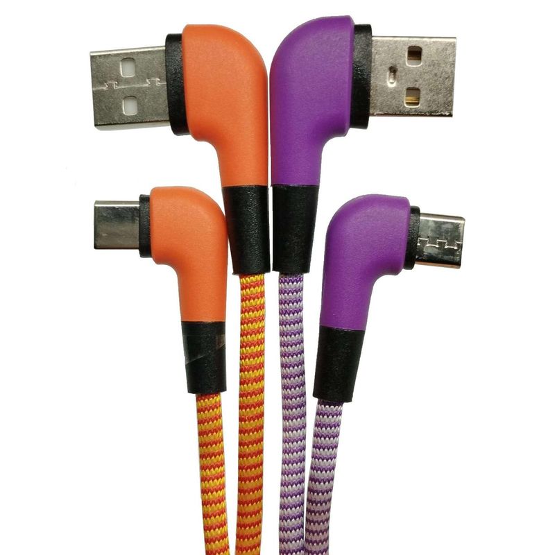 GEN - Cable Usb Tipo C Para Carga De Celular Con Conector En L