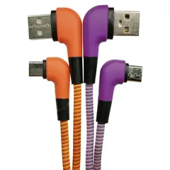GEN - Cable Usb Tipo C Para Carga De Celular Con Conector En L