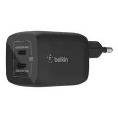 BELKIN - Cargador 65W Max 2x USB-C Negro