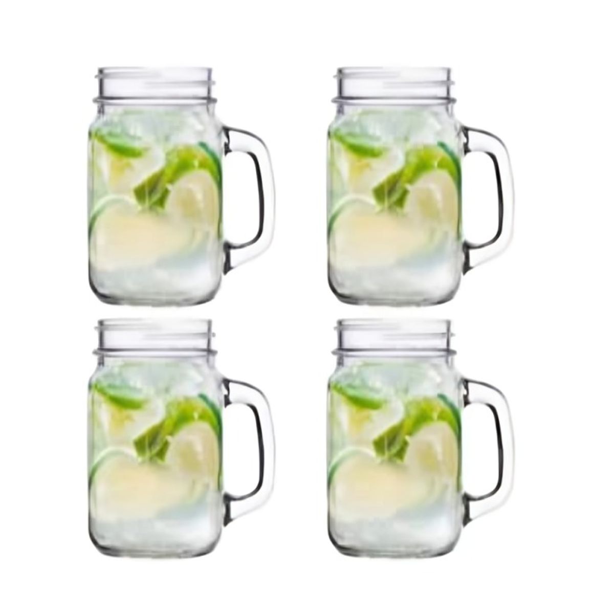 GLASSO - SET 4 VASOS MOJITO MASON GLASSO