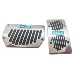 GENERICO - Set Cubre Pedales Auto 2 Piezas Tunning Sparco Universal
