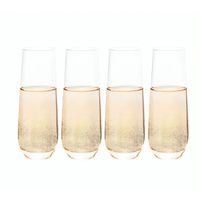 SET 4 VASOS CHAMPAGNE