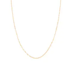 JB JOYAS BARON - Cadena de Oro 18kt Limada Estilizada