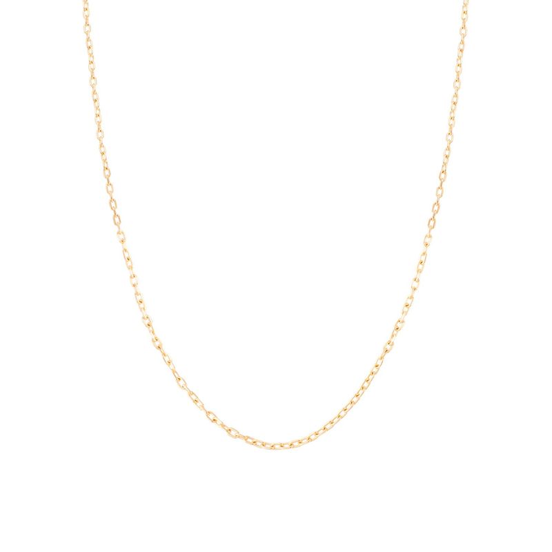 JB JOYAS BARON - Cadena de Oro 18kt Limada Estilizada