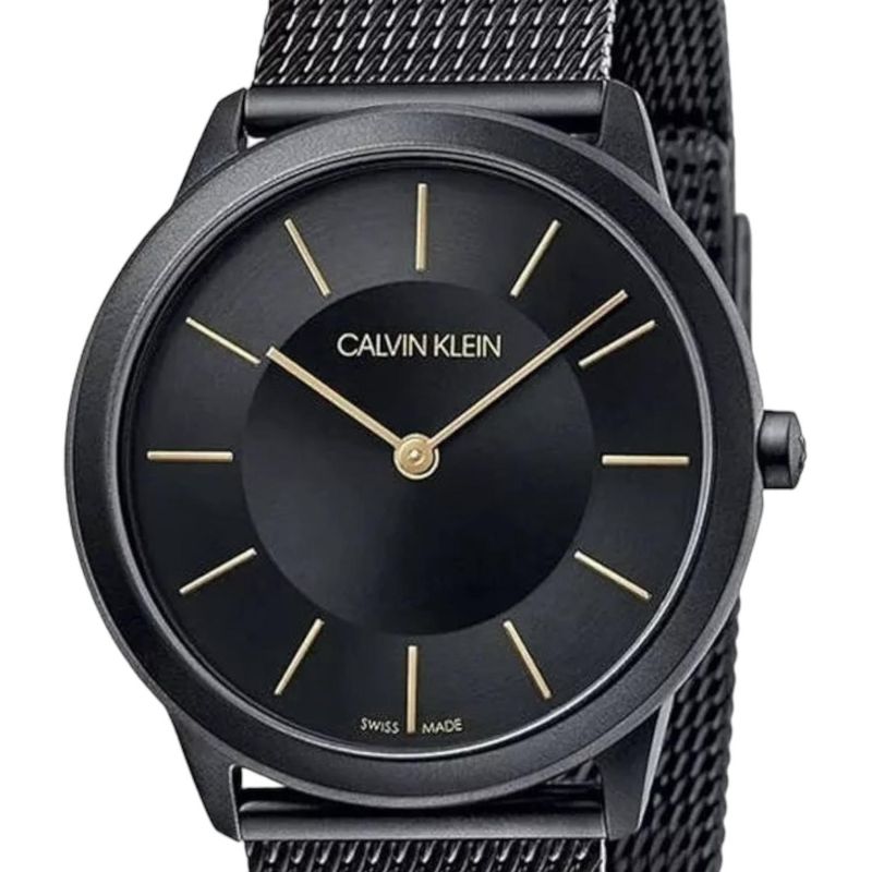 CALVIN KLEIN - Reloj Calvin Klein Minimal Negro Cuarzo Mujer