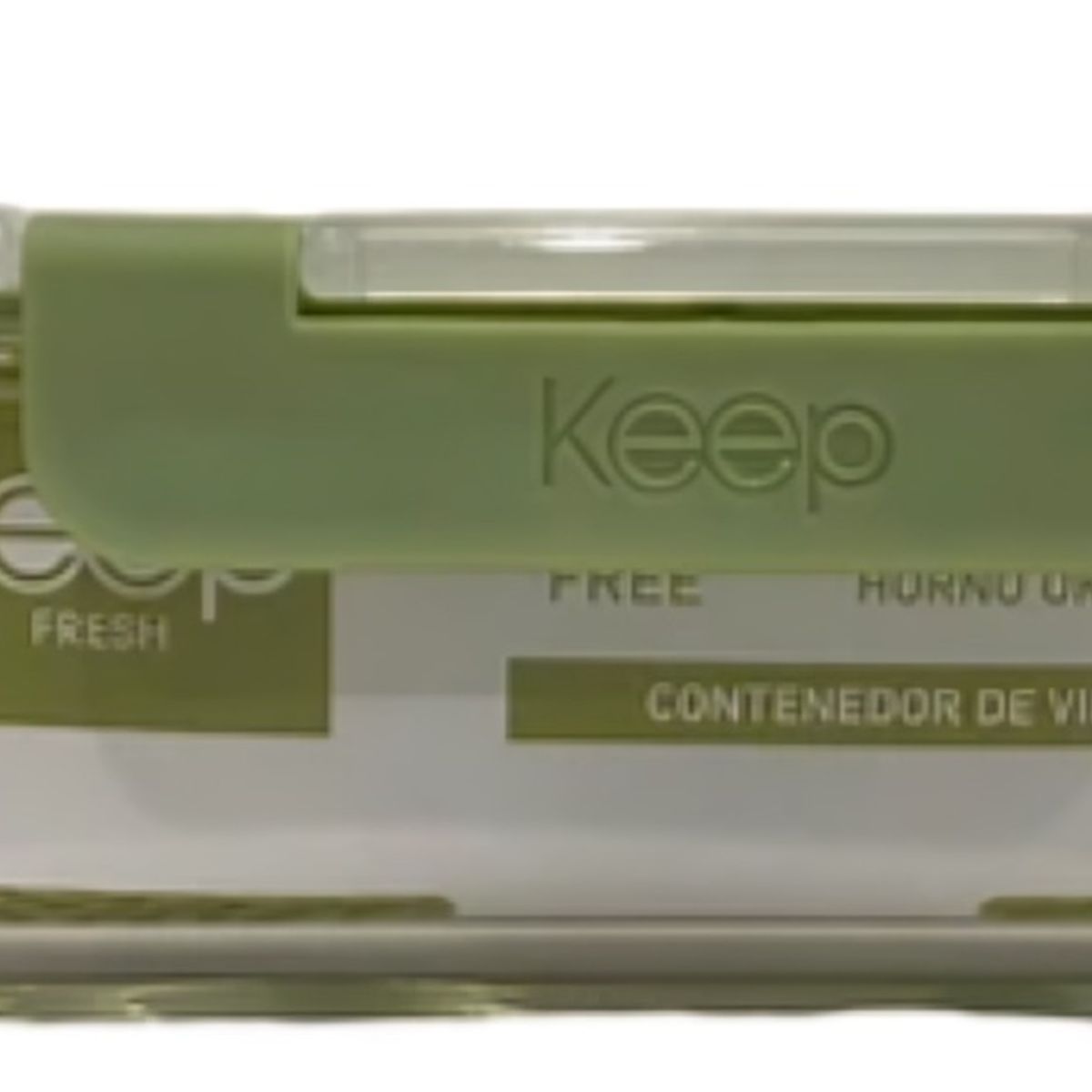 KEEP - HERMETICO RECTANGULAR 1040ML GLASS KEEP VERDE