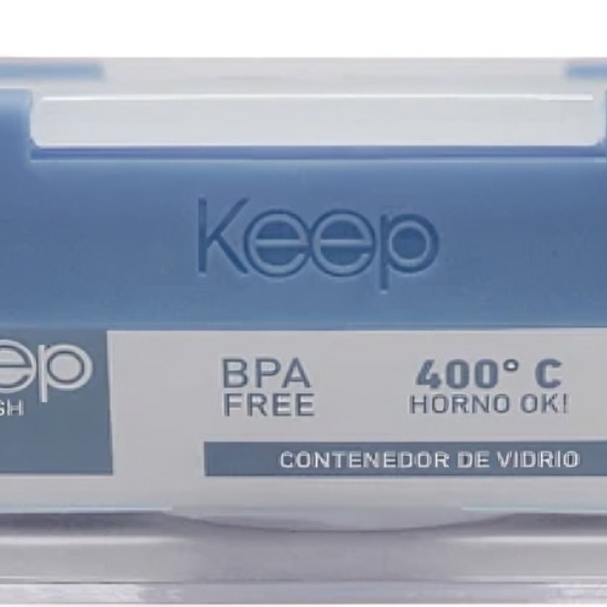 KEEP - HERMETICO RECTANGULAR 640ML GLASS KEEP AZUL