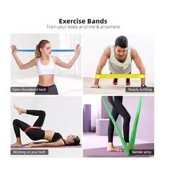 GENERICO - Ligas Ejercicio Elasticos Set Bandas Elasticas X5