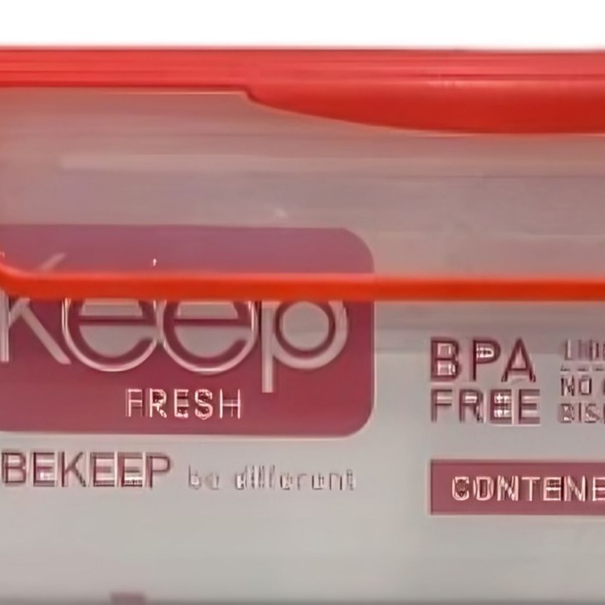 KEEP - HERMETICO PP 2300 ML RECTANGULAR ROJO