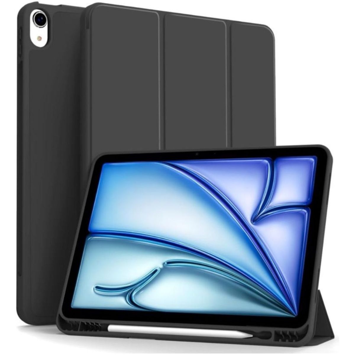 GENERICO - Carcasa Funda Smart Cover Con Ranura Para iPad Air 6 2024