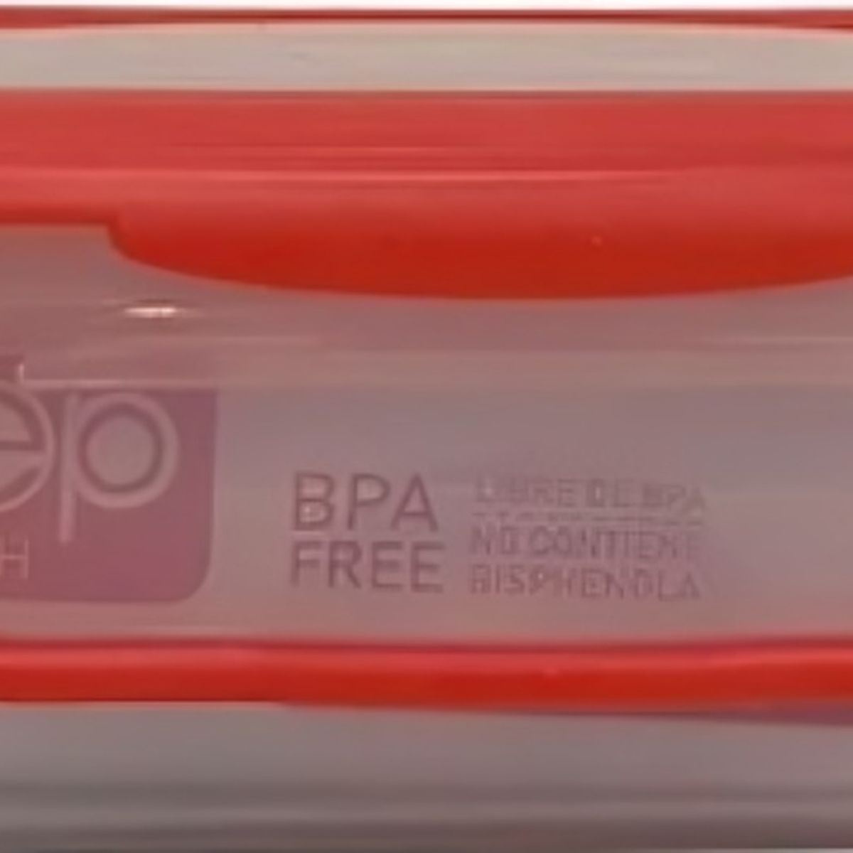 KEEP - HERMETICO PP 1400 ML CUADRADO ROJO