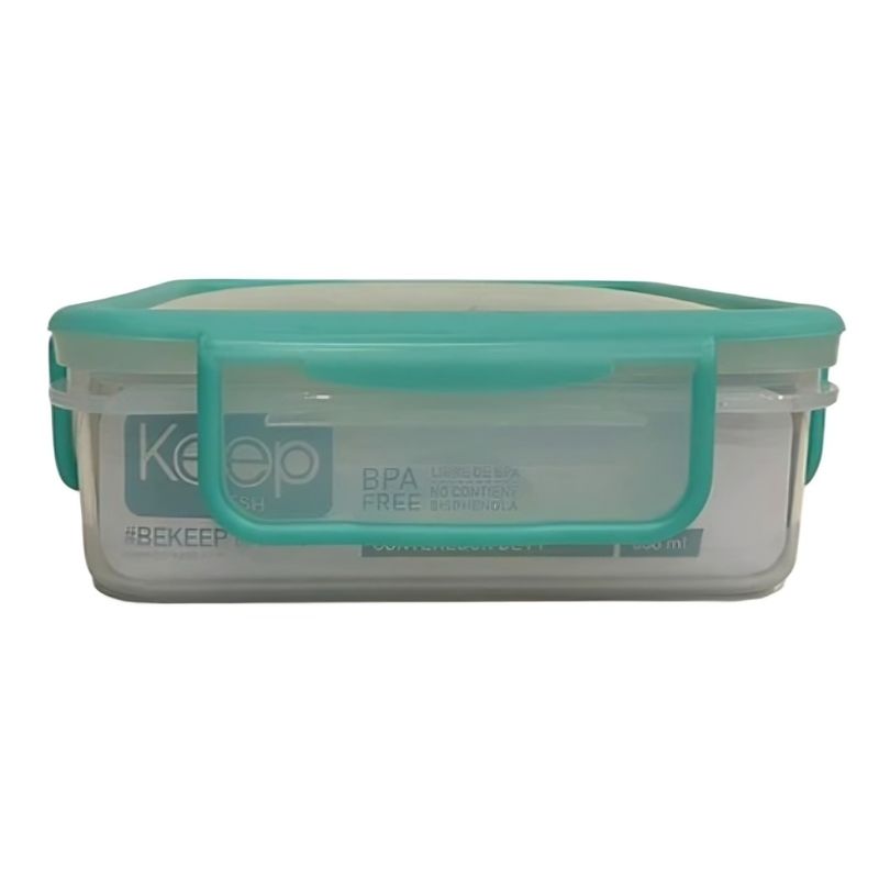 KEEP - HERMETICO PP 1400 ML CUADRADO VERDE