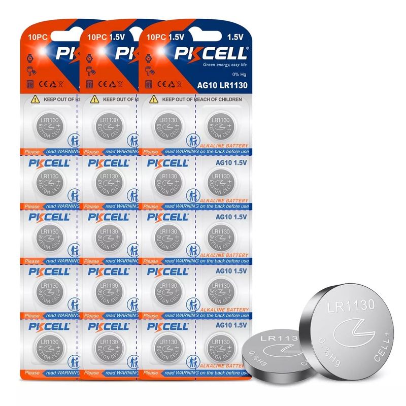 GENERICO - Pack 20 Pilas Baterias Ag10 1.5v 389a Lr1130