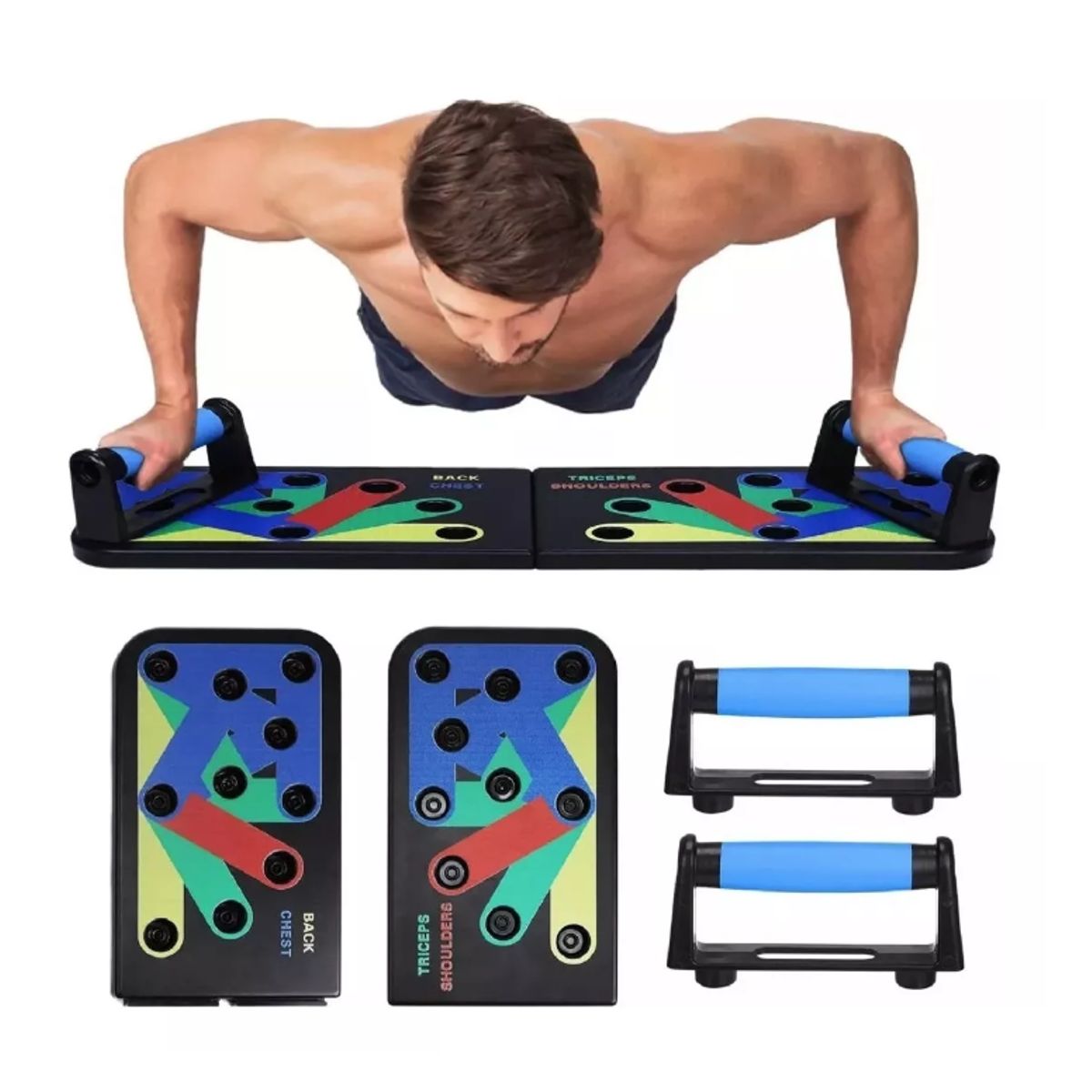 GENERICO - Tabla Para Flexiones Codificada Con Colores Ejercicios