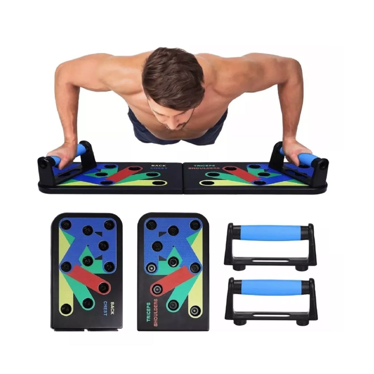 GENERICO - Tabla Para Flexiones Codificada Con Colores Ejercicios