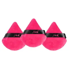 GENERICO - SET DE 3 ESPONJAS BORLA TRIANGULAR J LASH MAKEUP PUFF