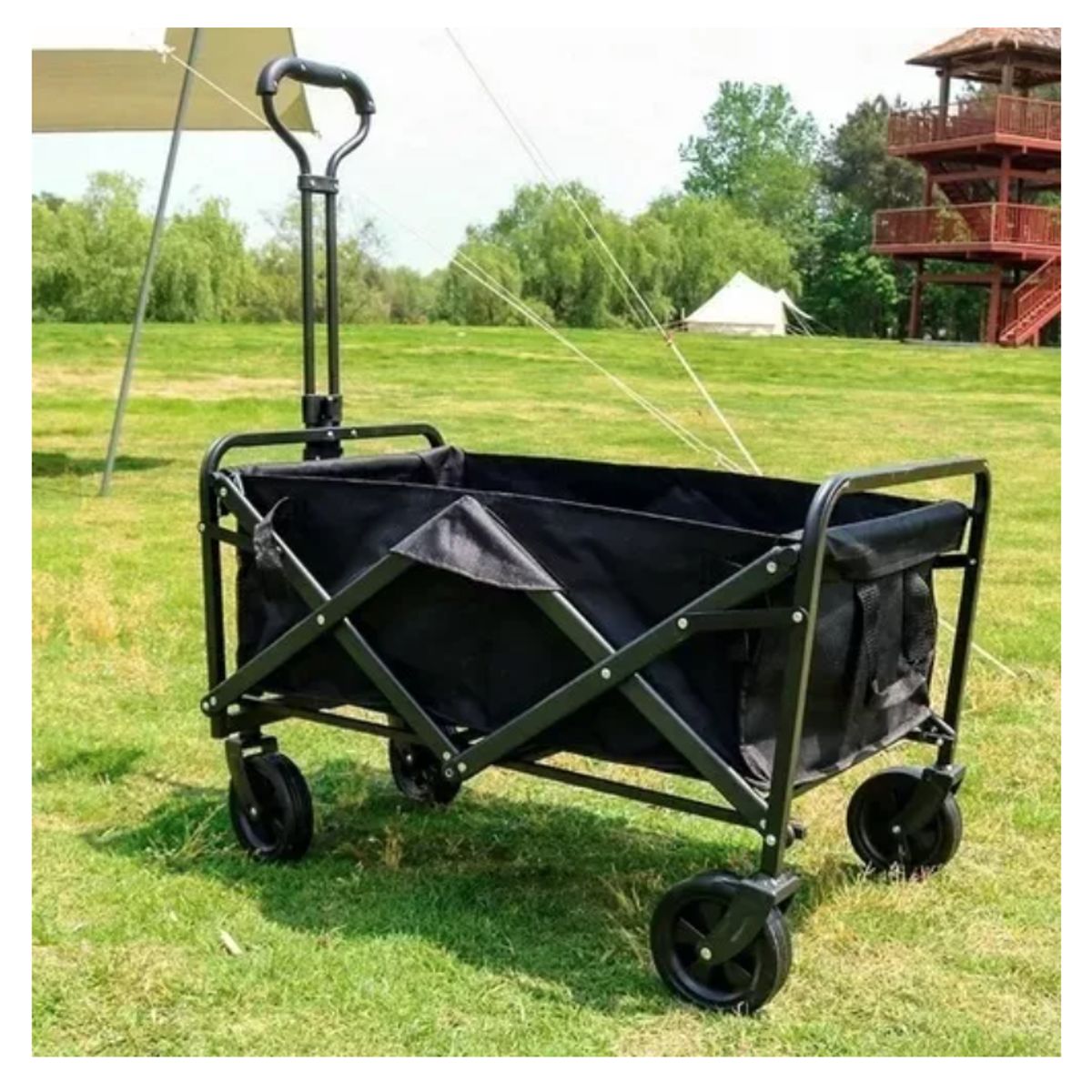 GENERICO - Carrito Para Compras Plegable Ideal Para El Camping
