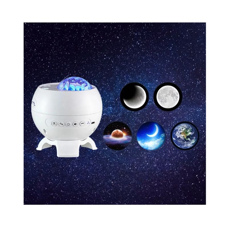 GENERICO - Proyector Luces Nocturnas Aurora Boreal Con Música Amazon