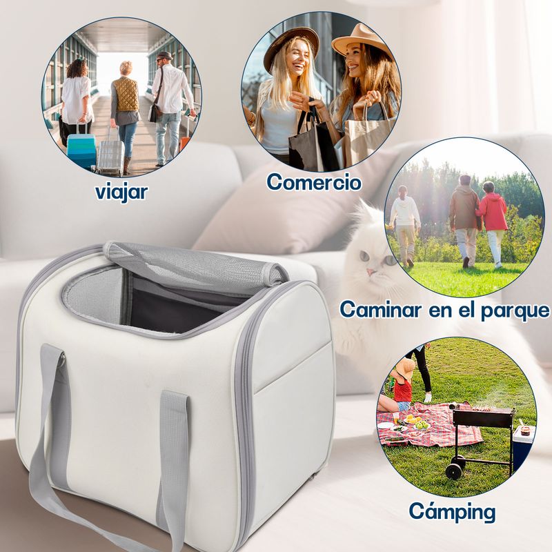 AIZO - Bolso Transporte Mascotas Mantener caliente Gran Capacidad