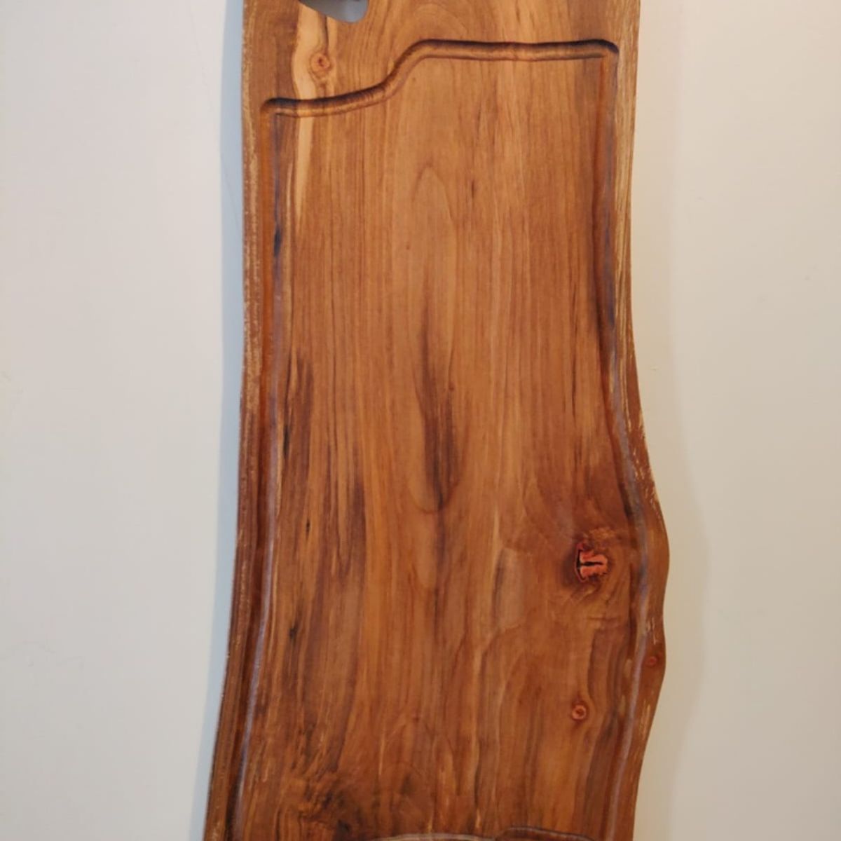 GENERICO - Tabla para picar , tabla de madera nativa  ,rustica.