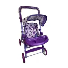 UNICKAWAII - Coche Para Muñecas Tamaño XL Color Rosado