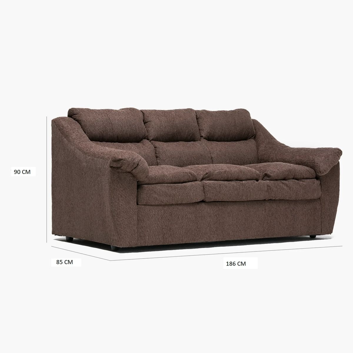 CABSUR - SOFA BALI 3CPOS CHOCOLATE