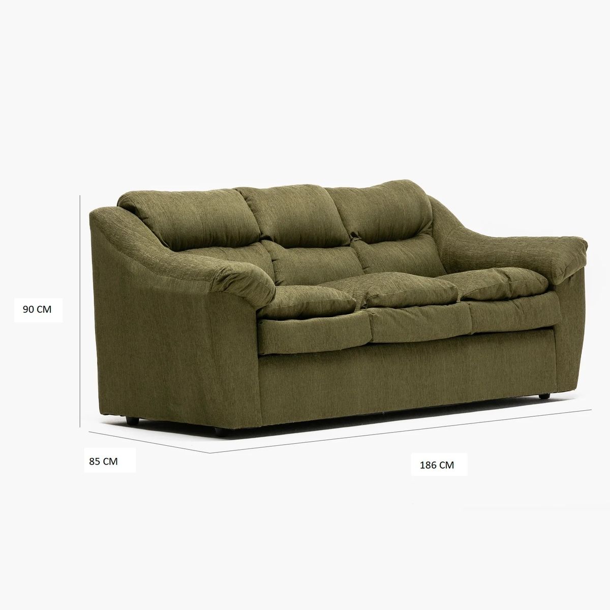 CABSUR - SOFA BALI 3CPOS VERDE