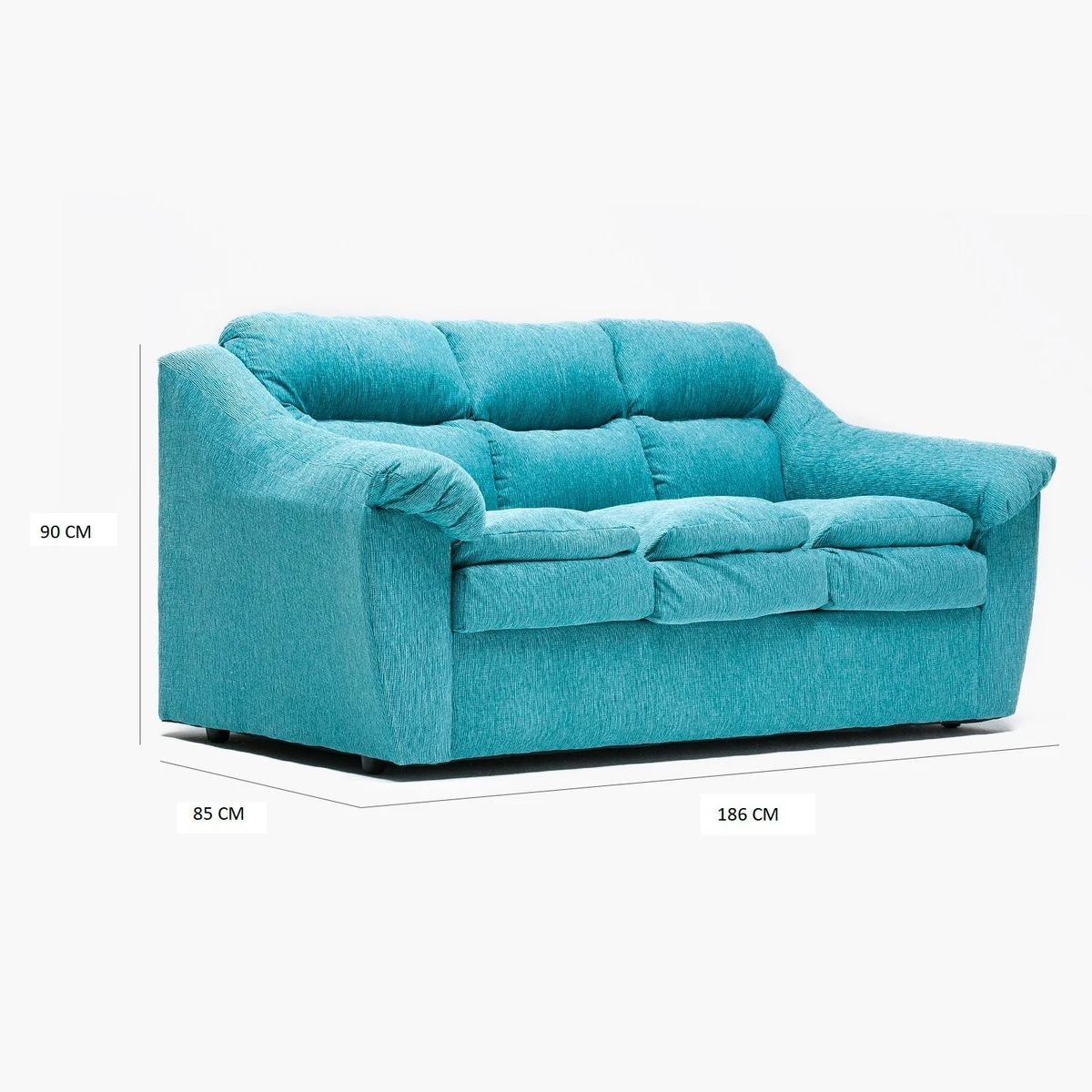 CABSUR - SOFA BALI 3CPOS TURQUEZA