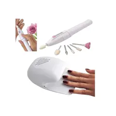 GENERICO - SET MANICURE 5 PZAS SECADOR UÑAS MANICURE AR38