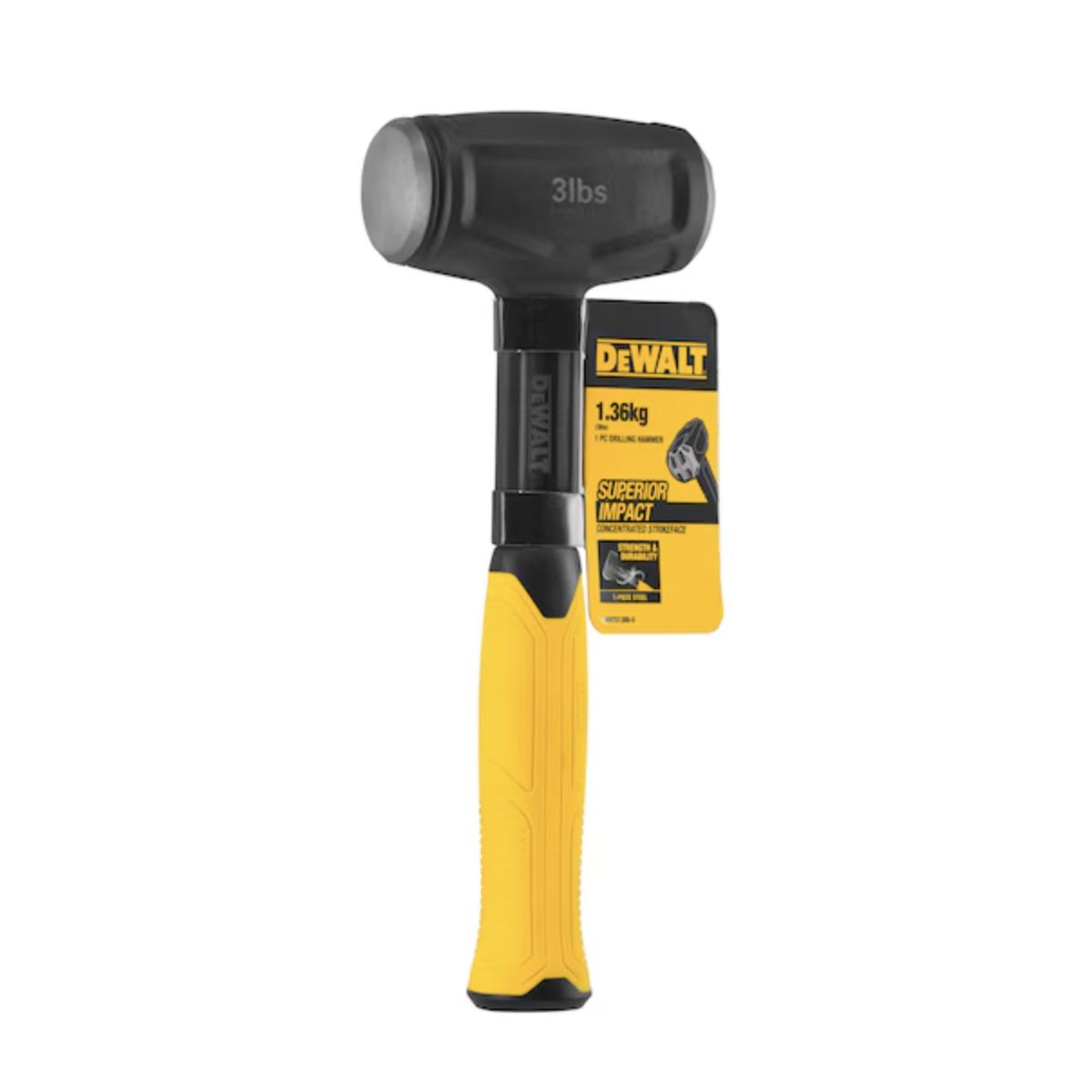 DEWALT - Combo Martillo Mazo De Acero 3lbs Dewalt Dwht51388